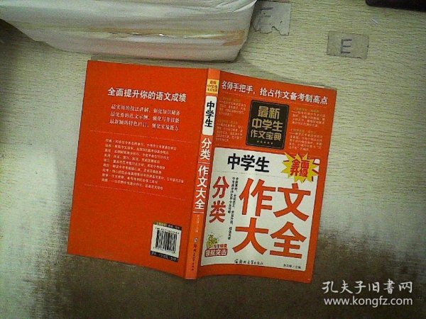 中学生作文宝典（全4册） 素材作文  中考满分作文  分类作文大全