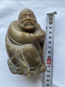 80年代左右青田石雕罗汉，重700克左右
