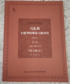 马扎斯小提琴特殊练习曲30首（第一册 练习提示）