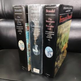 Civilization And Capitalism, 15th-18th Century (The Structures of Everyday Life / The Wheels of Commerce / The Perspective of the World) 3本合售