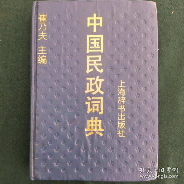 中国民政词典