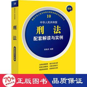 新中华共和国刑法配套解读与实例 法律实务 作者