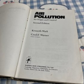 AIR POLLUTION Its Origin and Control Second Edition