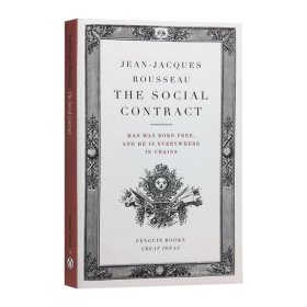 英文原版 The Social Contract   卢梭社会契约论 英文版 进口英语原版书籍