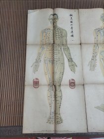 铖灸取穴参考图 1958年印本 (四张图)