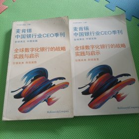 麦肯锡中国银行业CEO季刊：全球数字化银行的战略实践与启示 上下册 2018年冬季刊