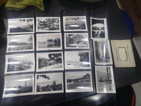 早期 国营西湖照相馆摄制《杭州风景》西湖照片（15张一套）【有原护套】