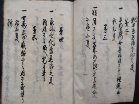 手抄书法本《小夜中山灵钟记》线装