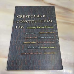 GREAT CASES IN CONSTITUTIONL LAW