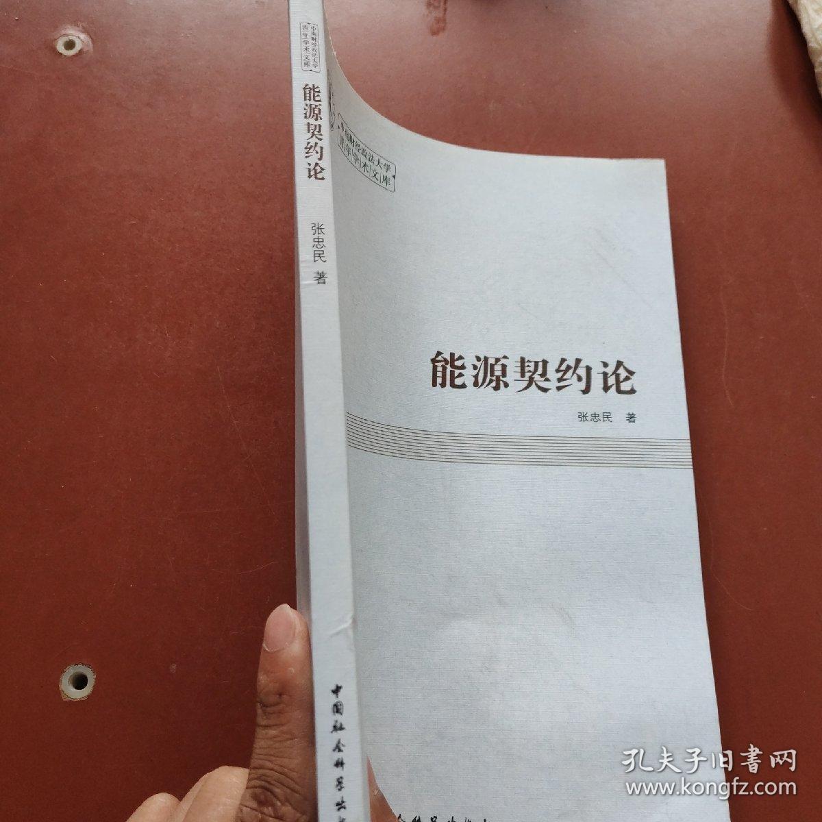 中南财经政法大学青年学术文库：能源契约论