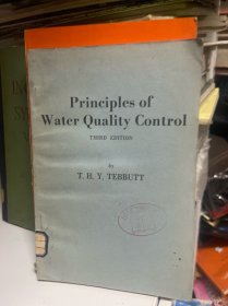 Principles of Water Quality Control THIRD EDITION 水质控制原则