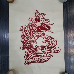 70年代老剪纸（对开）