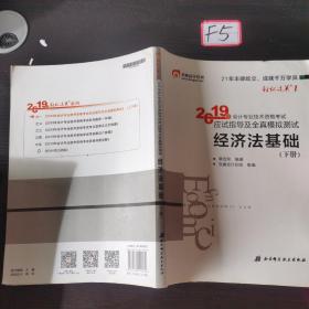 会计专业技术资格考试应试指导及全真模拟测试 经济法基础 2019(2册) 