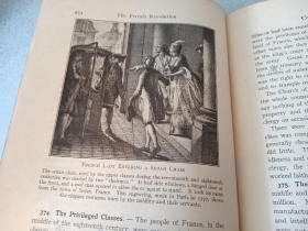 1921年，民国旧书，英文原版，精装版，古今历史，modern times and the living past，海量插图，珍贵史料，内含阅读笔迹划线，比较规则如图