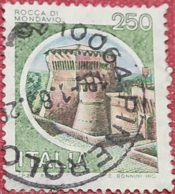 【意大利邮票】城堡普票250里拉信销 斯维沃城堡