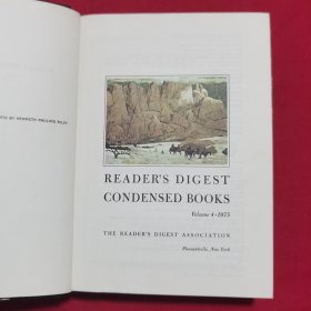 Reader's Digest Condensed Books (Volume 4 1975) 英文原版《读者文摘浓缩书籍（第4卷，1975年）》