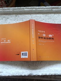“一带一路”涉外法治研究2023（中国改革开放法治建构主义论丛）