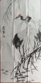 李虎軍國畫作品一幅100X50