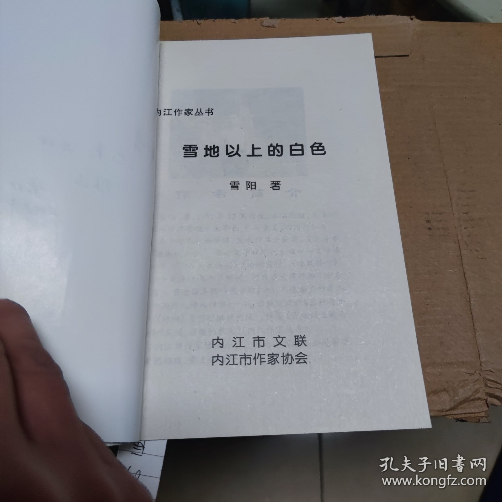 《内江作家丛书》