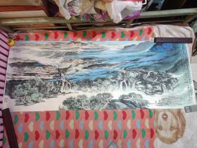 胡凯钧国画一副，保真出售，1945年生，湖南湘潭人，中国书法美术家协会主席，中国工艺美术协会，一级美术师。尺副巨大，11平尺多