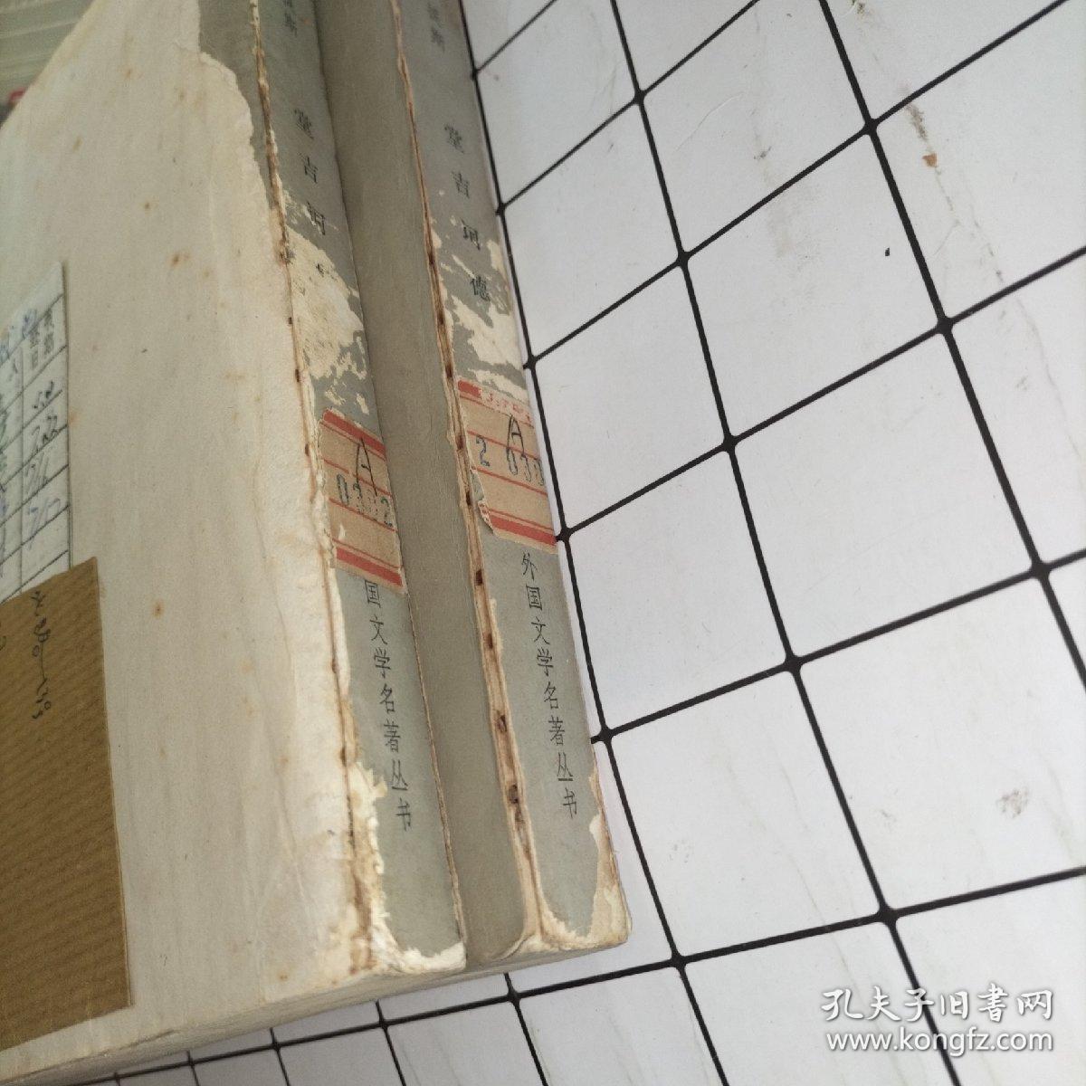 堂吉诃德 上下 网格本 馆藏