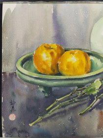 中国水粉画名家，李咏森，景物