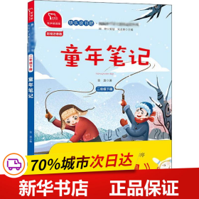 保正版！童年笔记 2年级下册 有声朗读版 彩绘注音版9787100180498商务印书馆金波