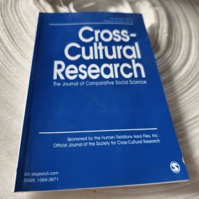 实物拍照：cross-cultural research the journal of comparative social science