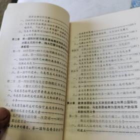 原版旧书 国际共产主义运动史讲义初稿 （全四册）