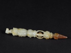 清代和田玉金刚杵