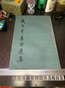 武中奇书法选集【作者武中奇毛笔签赠本】一版一印