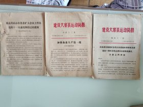 简报等（一组三份）