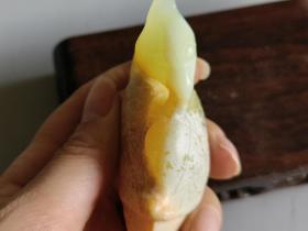 汉代和田玉鸟把件挂件