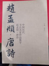 中国历代书法名家作品集字：赵孟頫·唐诗