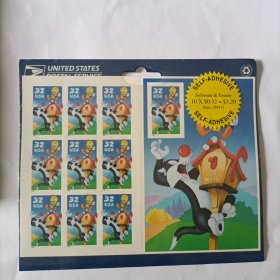 外国邮票美国邮票Sylvester and Tweety USA stamp