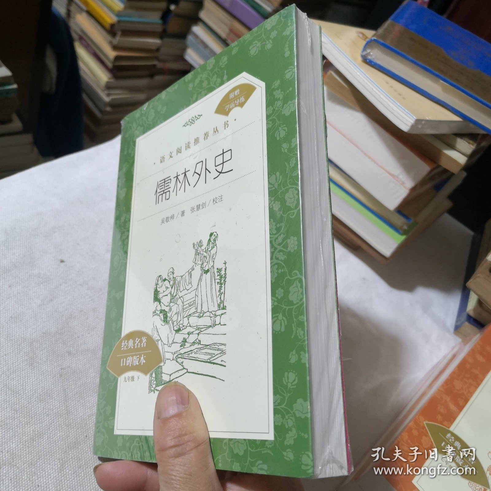 儒林外史 语文阅读推荐丛书 附赠学霸导练 四大古典文学名著经典学生老师学校收藏 人民文学出版社