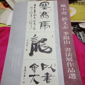 姚小尧郭文志李银山书法展作品选(8开)