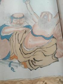 福建民国著名画家  施泰桢《群仙庆寿》80.40Cm