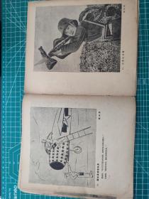 解放军战士画选
1959年4月一版一印
没有封皮目录，画作完整，装订已散，品相如图