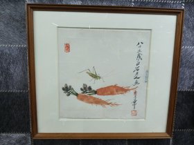 日本拍卖会拍得精品《草虫图》