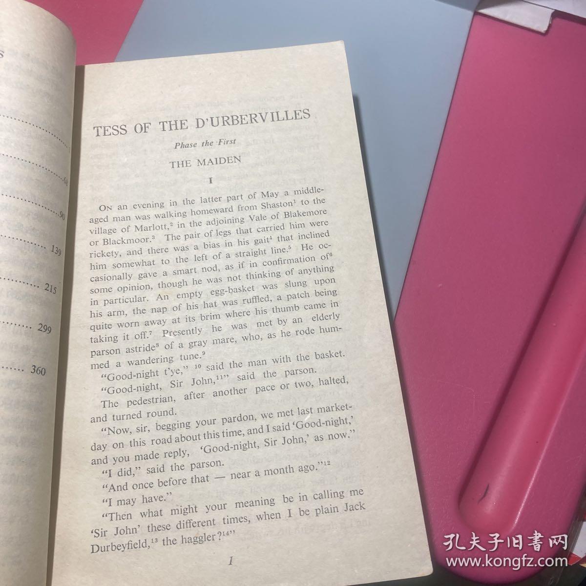 TESS Of
THE D'URBERVILLES
苔丝姑
娘