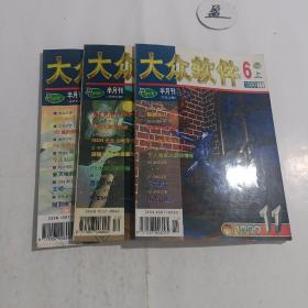 大众软件1999年第11.12.13期（3本）