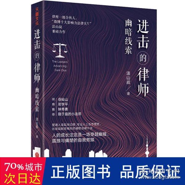 进击的律师：幽暗线索 （律所一级合伙人、“微博十大影响力法律大V”法山叔重磅新作，比律政剧更精彩的硬核法律小说，岳屾山、邓学平、钟秀勇、隐于庭的小法师倾情推荐）