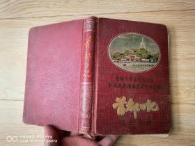 怀旧老物件1959年首都日记笔记本日记本，青岛市手工业管理局第三届先进生产者代表会议纪念手册包老少见