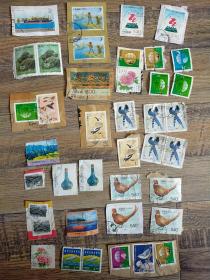 一些用过的邮票