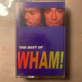 卡式磁带(卡带)   威猛乐队《WHAM!  THE BEST OF 》原盒带歌词纸 原版 专辑 EMI-MEDLEY 出品  发行编号：