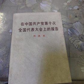 在中国共产党第十次全国代表大会上的报告