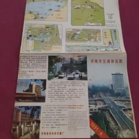 济南市交通游览图