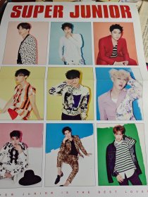 super junior 官方限定版图文写真 含海报一张