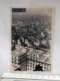 民国抗战时期广州市内全景原版老照片